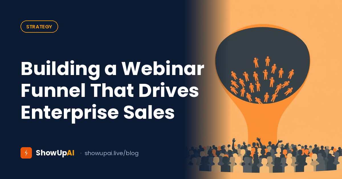 Building a Webinar Funnel That Drives Enterprise Sales