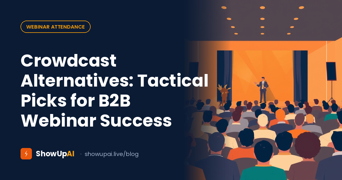Crowdcast Alternatives: Tactical Picks for B2B Webinar Success