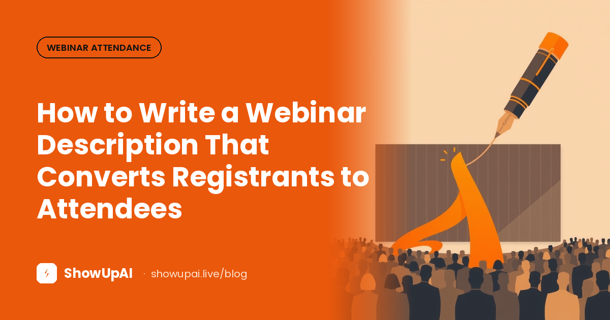How to Write a Webinar Description That Converts Registrants to Attendees