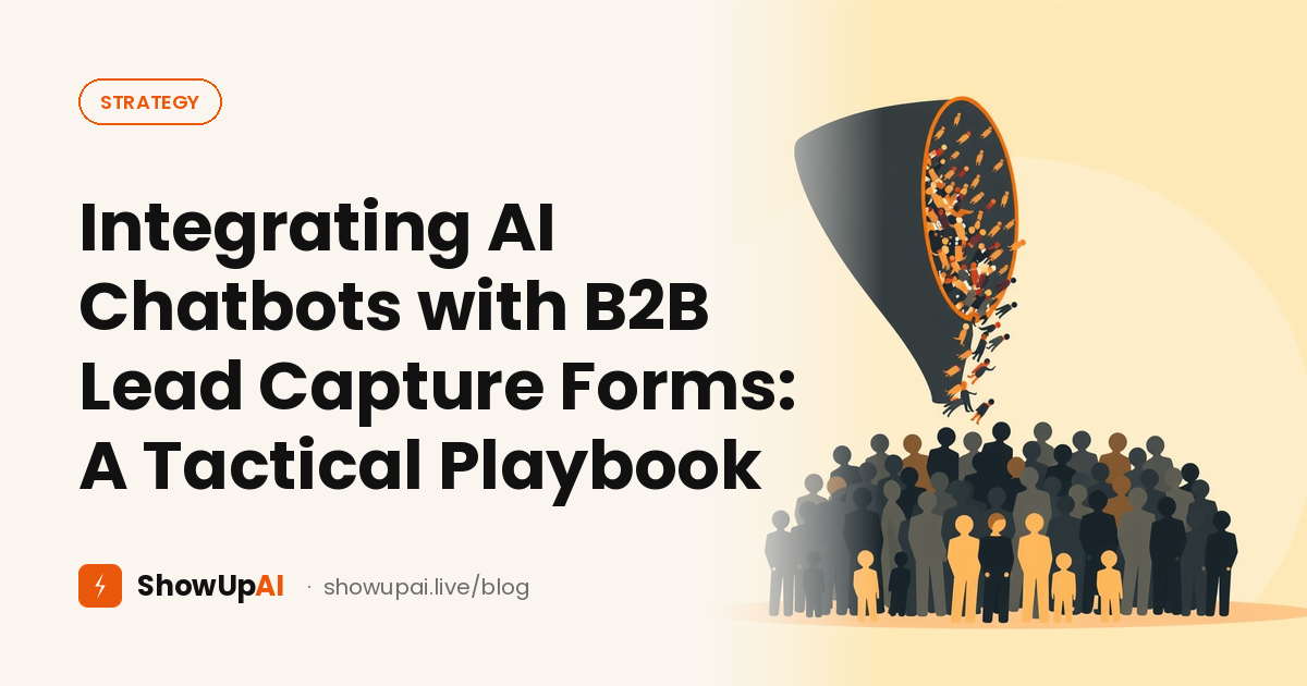Integrating AI Chatbots with B2B Lead Capture Forms: A Tactical Playbook