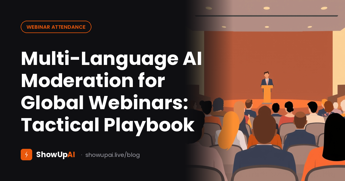 Multi-Language AI Moderation for Global Webinars: Tactical Playbook