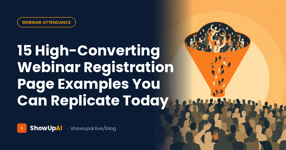 15 High-Converting Webinar Registration Page Examples You Can Replicate Today